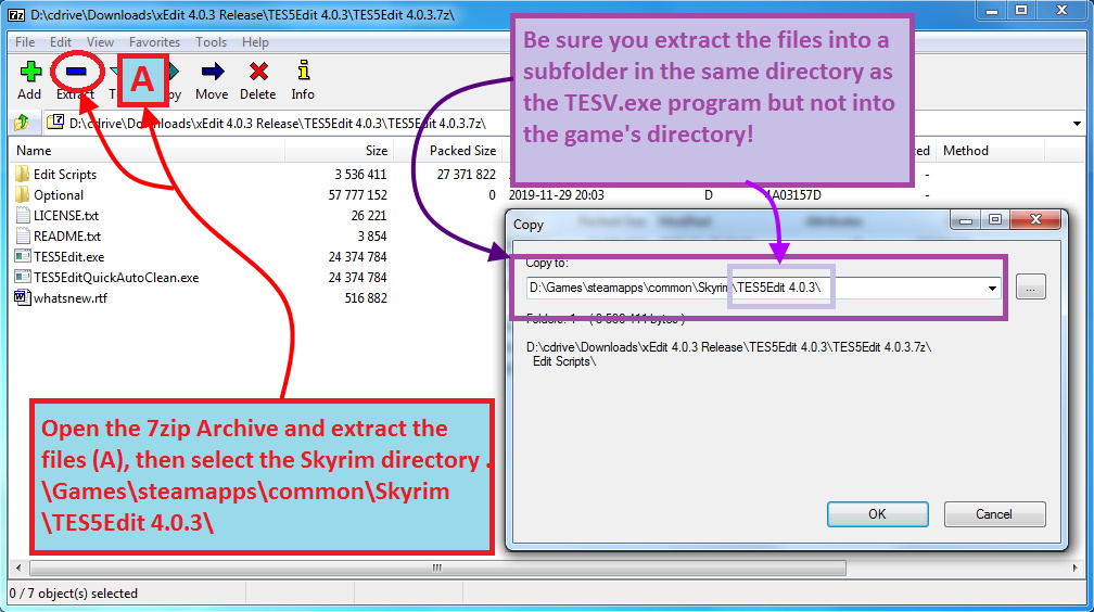 how to use tes5edit to edit a mod