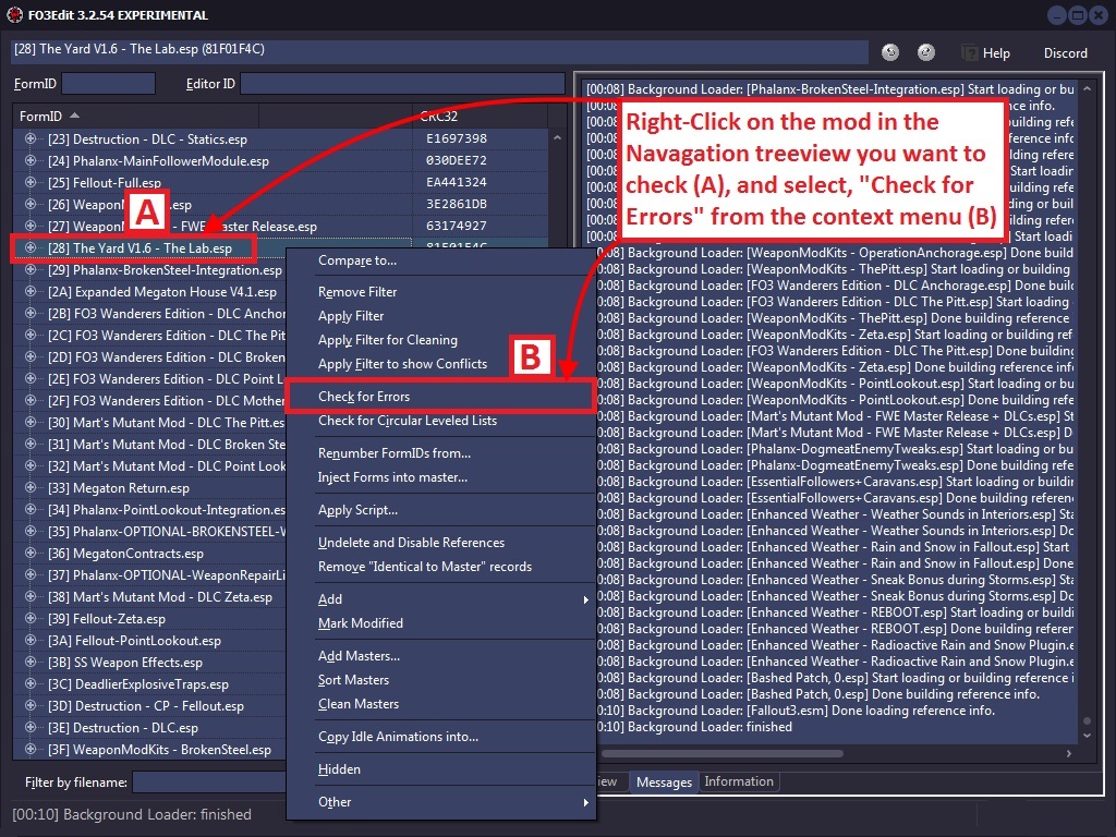 how to use tes5edit to change an items first person flag